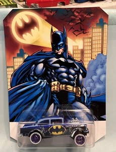 ""Custom Made" Hot Wheels 55 Chevrolet Gasser As The Batman Purple Real Riders - Picture 1 of 12