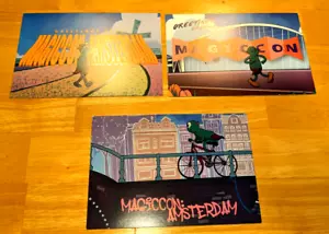 3 Magic The Gathering Fblthp Postkarten MagicCon Amsterdam exklusiv MTG - Bild 1 von 2