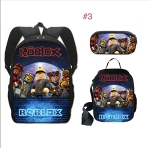 3 set cartoon Roblox Game Dreamy Children KidsCollege Backpack 3 Pieces Set 2023 - Picture 1 of 14