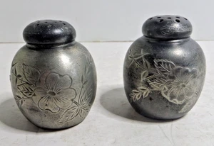 silver plated salt / pepper shakers Rockford 41 vintage - Picture 1 of 5