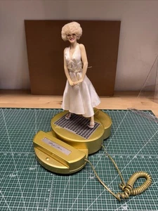 Marilyn Monroe Limitowana edycja Telemania Figurka telefonu i winylu Nie działa - Zdjęcie 1 z 12