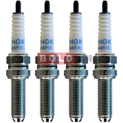 4 PACK NGK Spark Plugs Kit LMAR9EJ 6884 Fits Yamaha YZF-R1 MT-10 YZ250F FZ-10 - Image 1 of 4