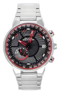 Citizen Eco-Drive Perpetual Weltzeit Satellite Wave CC3031-51E 100M Herrenuhr - Bild 1 von 4
