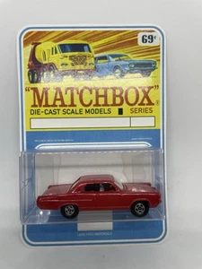 Matchbox Lesney 22 Custom Superfast Pontiac Cupé en Rojo. Blister Pack. - Imagen 1 de 5