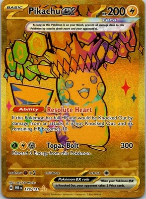 Pikachu ex - Hyper Rare SV: Prismatic Evolutions 179/131 NM - Image 1 of 2