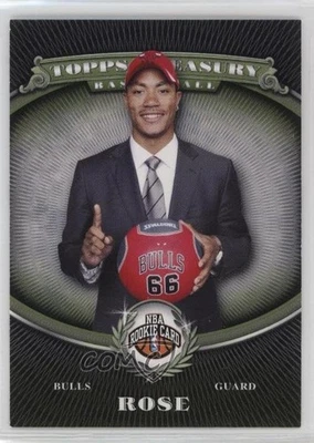 Topps Treasury Derrick Rose #101 Rookie RC 2008-09 Foto 1 de 2