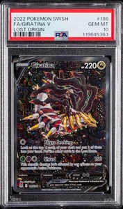 Giratina V 186/196 Alt Art / Full Art Verlorener Ursprung Pokemon GEM MINT PSA 10 - Bild 1 von 3