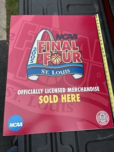 NCAA Basketball final Four Merchandise Advertising Sign UNC Tar Heels Illini - Picture 1 of 10