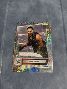 2025 Topps Chrome WWE Speckle Refractor #ed /249 Rhea Ripley #80 - Picture 1 of 2