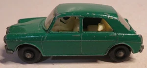 Vintage Matchbox No 64 M.G. 1100 1966 grüne Limousine mit Hund & Fahrer Lesney GUC Auto - Bild 1 von 14