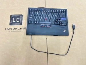 TESTED Lenovo Thinkpad SK-8855 USB Wired Keyboard TrackPoint US English 03X8455 - Picture 1 of 3