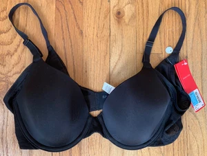 NWT Spanx pillow cup smoother full coverage Bra black Size 32C $68 - Picture 1 of 3