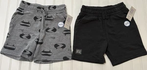 365 Kids from Garanimals Boys Size 5 Fleece Shorts 2 Pack Skateboard New - Picture 1 of 9