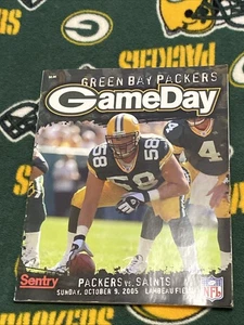 PROGRAMA DEBUT AARON RODGERS NFL/9/2005 PACKERS/SAINTS/INICIO FAVORITO #210 - Imagen 1 de 2