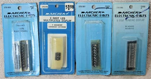 Archer Electronics - Radio Shack - 3, 7 & 9 Digit Numeric Displays + Sticks- NEW - Bild 1 von 6