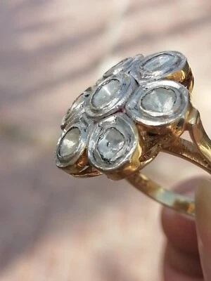 Anello DIAMANTI NATURALI ARGENTO 925 - Immagine 1 di 4