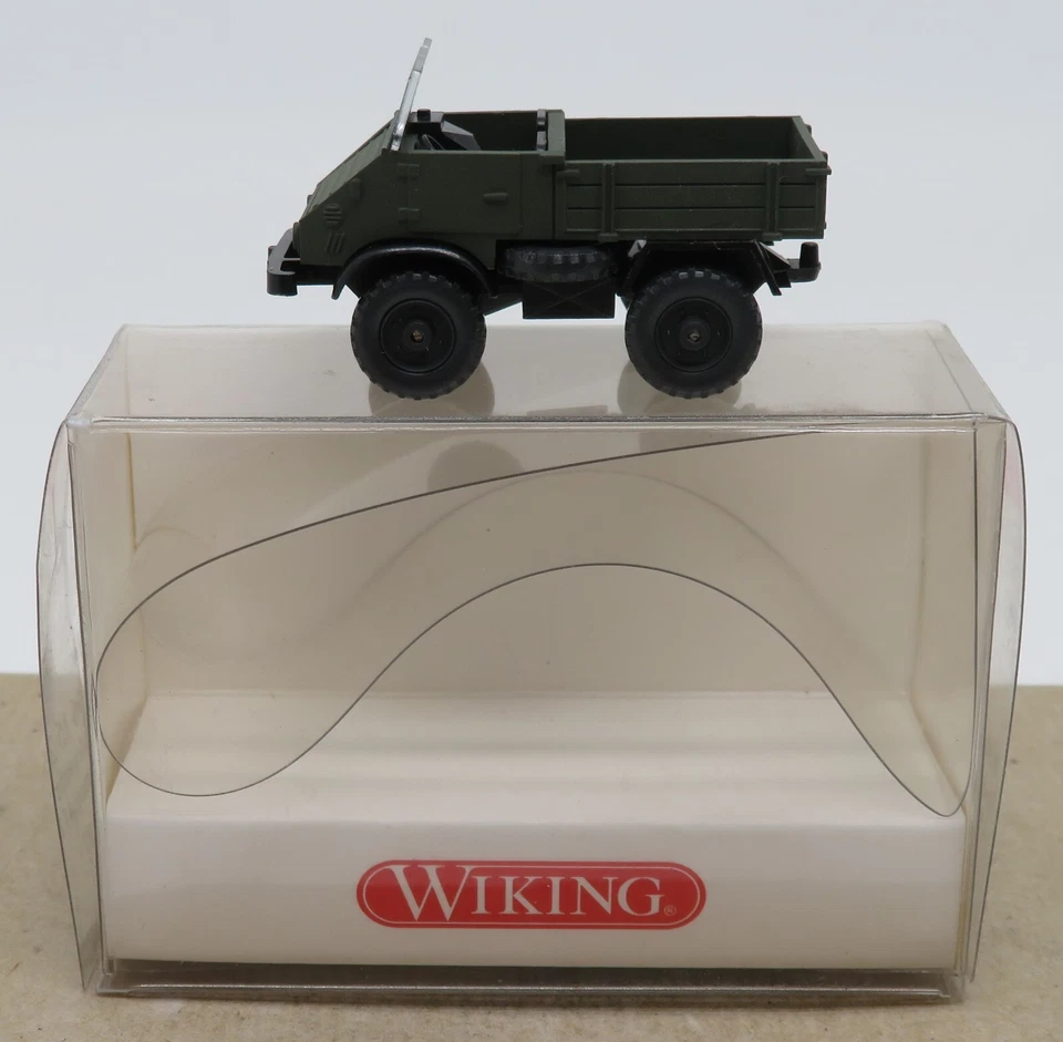WIKING Ho 1/87 Bundeswehr Camion MB Mercedes Unimog 411 Militare #6961522 Box