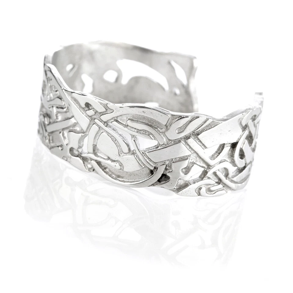 Celtic Hounds Bangle - schottischer Armreif mit keltischen Zoomorphics - Bild 1 von 1