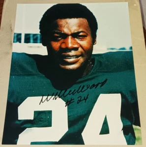 Willie Wood Green Bay Packers SIGNED AUTOGRAPHED 8X10 PHOTO COA NFL HOF - Picture 1 of 1