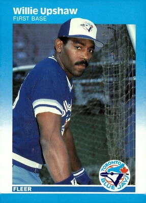 1987 Fleer #239 Willie Upshaw - Image 1 of 2