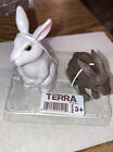Terra by Battat Farm Animals White Rabbit & Brown Bunny Figurines