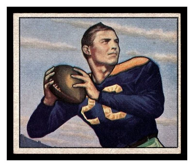 1950 BOWMAN TOBIN ROTE #81 ROOKIE CARD PACKERS QB HIGHER GRADE LOOKS GREAT - Image 1 of 2