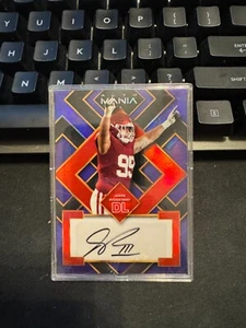 2022 JOHN RIDGEWAY WILD CARD AUTO MANIA AUTOGRAPH RC WASHINGTON - Picture 1 of 2