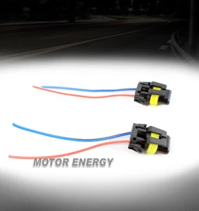 2X UNIVERSAL 9005 9006 HB3 HB4 9012 DRL FOG LIGHT FEMALE CONNECTOR CABLE SOCKET - Imagen 1 de 4