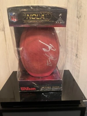 Ray Rice Signed NFL Official Super Bowl XLVII Duke Game Football Steiner COA Foto 1 de 4