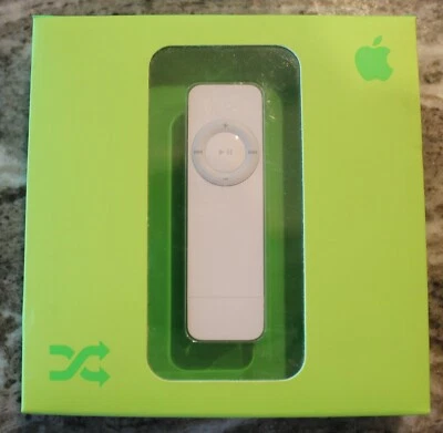 Apple iPod Shuffle (512 MB) Brand New in Box, stores over 120 songs! - Image 1 of 4