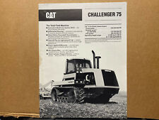 Caterpillar Challenger 75 Tractor Brochure/Catalog 1990