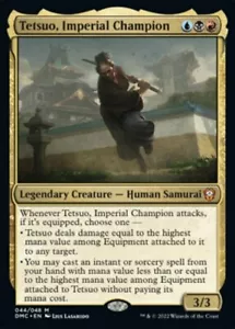 Tetsuo, Imperial Champion x1 1x FOIL Commander Dominaria United NM MTG - Picture 1 of 1