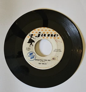 Ray Willis Whatta You Do & Patricia Darling 11-103 EP Record 1958 No Sleeve - Imagen 1 de 2