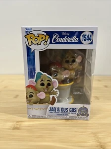 Funko POP! Disney Cinderella 75th Anniversary Jaq & Gus Gus in Teacup #1544 - Picture 1 of 6