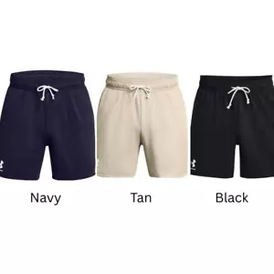Under Armour Rival Terry Herrenshorts 6 Zoll Schrittlänge, Farbe und Größe wählbar, neu mit Etikett - Bild 1 von 7