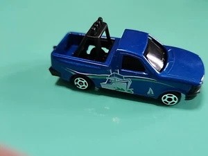Blue Beach # 8073-B Pickup Truck With Ship & Sail Boat 1:64 Diecast 2-7/8" China - Picture 1 of 7