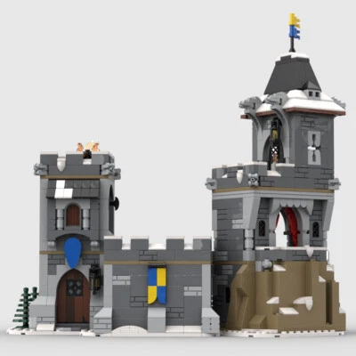 MOC: Small Castle Northern Tower: Dragon's Nest with Interior 971 Pieces - Image 1 of 4