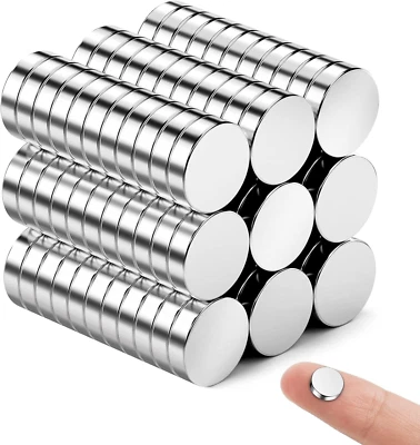 KOBOKO 60 Stück Neodym Magnete,8×2Mm Magnet Selbstklebend Stark,Neodym Magnete Extra St