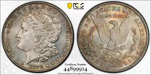 1878 S Morgan Silver Dollar PCGS MS 63 CAC Toned Uncirculated BU #924 - Picture 1 of 6