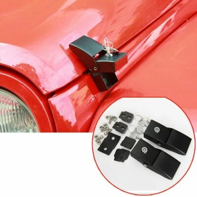 Locking Hood Catch Latch Buckle Pins Lock For Jeep Wrangler JK JKU US 2007-2017 Foto 1 de 4