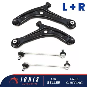 FRONT LOWER SUSPENSION WISHBONE AND DROP LINKS SETS FOR FORD FIESTA V-VI 1737305 - Picture 1 of 13