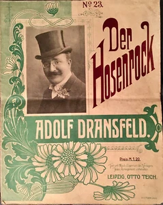 Der Hosenrock Adolf Drangsfeld mit Noten und Text alt! - Picture 1 of 1