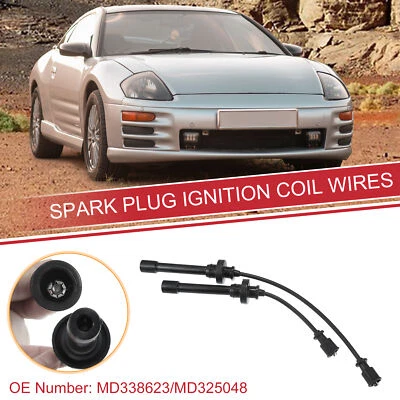 2pcs Spark Plug Wire Ignition Coil Cable No.MD338623 for Mitsubishi Lancer 02-06 - Image 1 of 4