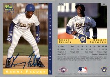 Kenny Felder Signed 1993 Classic Best #275 Card Beloit Brewers Auto AU