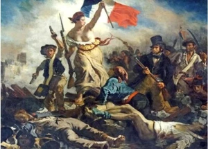 LIBERTY LEADING THE PEOPLE EUGENE DELACROIX Photo Magnet @ 3"x5" - Picture 1 of 3