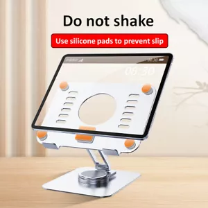 Metal Folding Protable Stable Desktop Stand Holder Anti-Slip For Tablet iPad UK - Picture 1 of 13