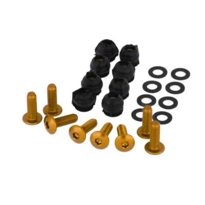 CNC Racing gold Original windshield screw kit Mv Agusta F4 1000 2010-2019 Foto 1 de 4