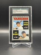 1970 Topps Thurman Munson Rookie #189 SGC 7 NM New York Yankees RC
