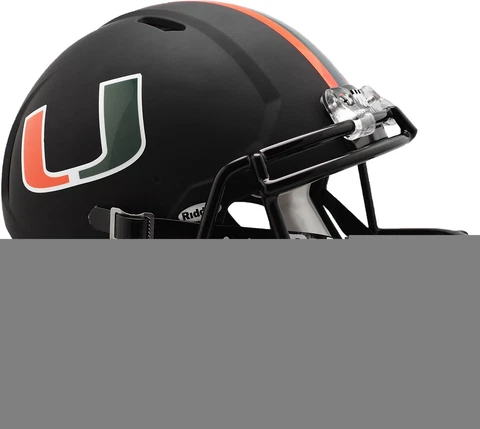 Miami Hurricanes Riddell Nights Speed Authentic Helmet Cover