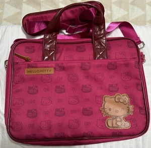 HELLO KITTY LAPTOP BAG -DARK PINK New without tag - Picture 1 of 3